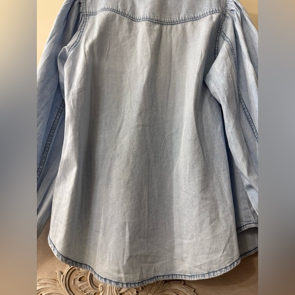 Elan denim blouse - Picture 11 of 15